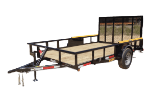 Kearney Trailers Bumper Single Axle Medium Duty Angle Top Utility Trailer