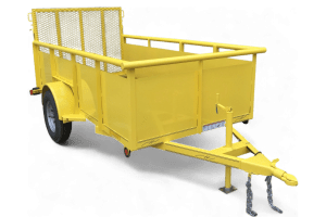 Kearney Trailers Bumper Single Axle Solid Side/Pipe Top Standard Duty Utility Trailer
