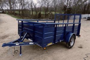 Kearney Trailers Bumper Tandem Axle Solid Side/Pipe Top Standard Duty Utility Trailer