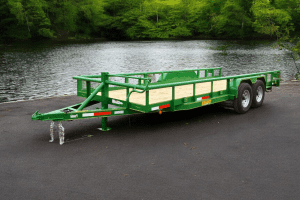 Kearney Trailers Bumper Tandem Heavy Duty Lowboy Utility Trailer